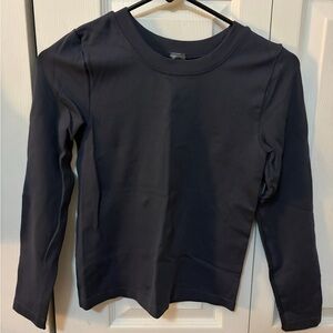 Navy Long Sleeve Top